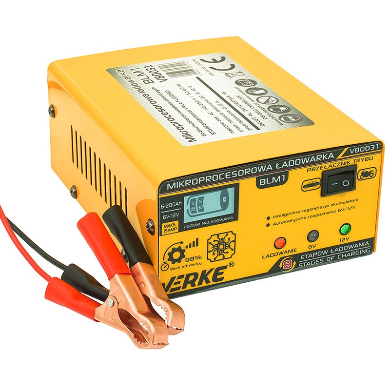 MIKROPROCESOROWA ŁADOWARKA 6/12 V BLM1 VERKE