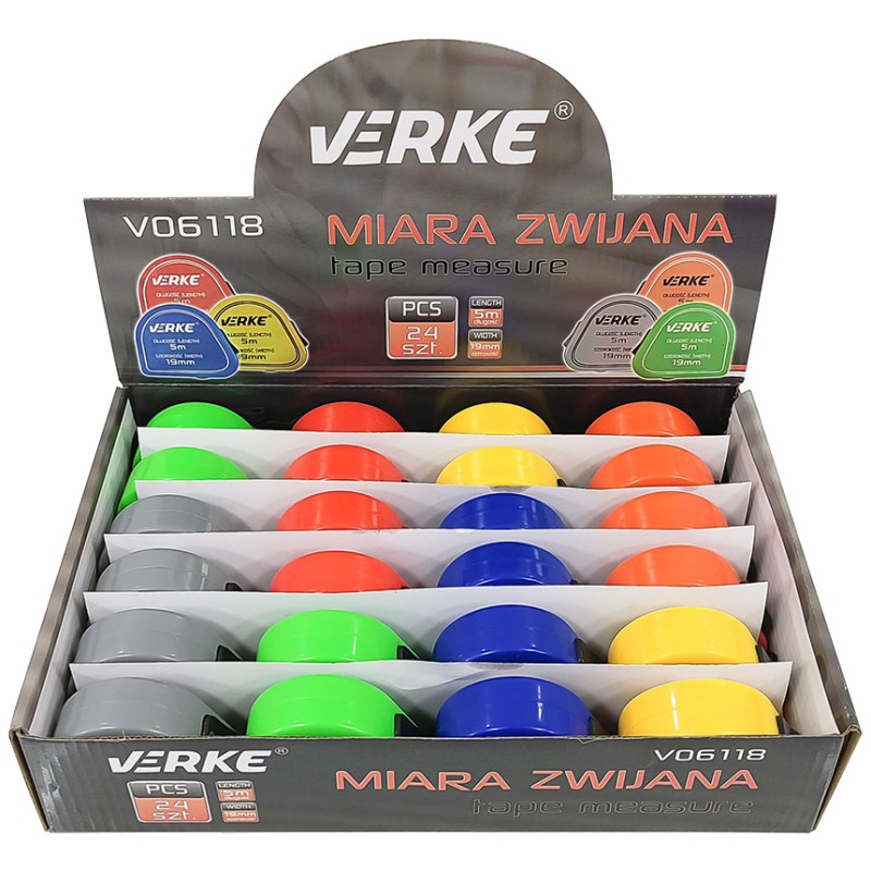 MIARA ZWIJANA 5m 24 szt, KOLOR VERKE