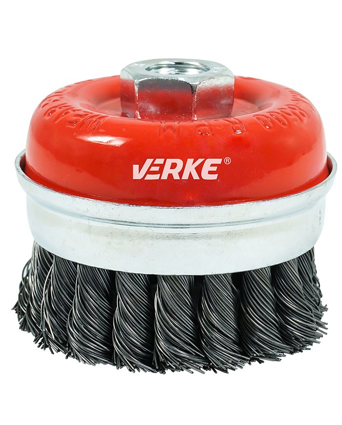 DRôTENÁ ČELNÁ KEFA M14 Spletená 75 mm VERKE