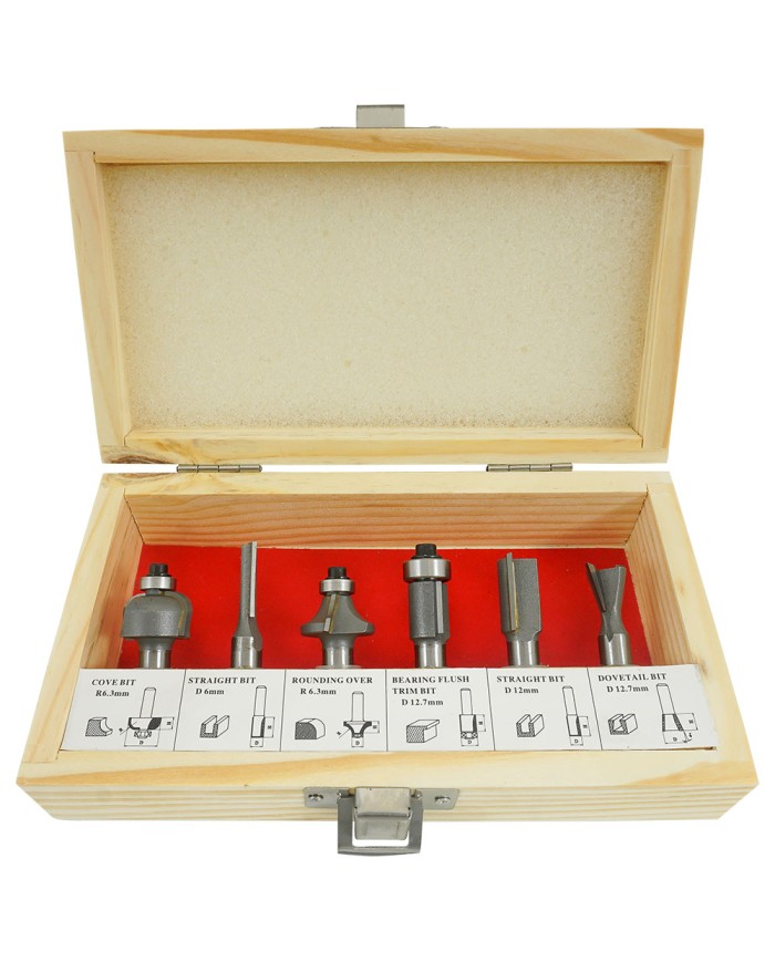 REZAČKY NA DREVO 6 KUSOV VERKE