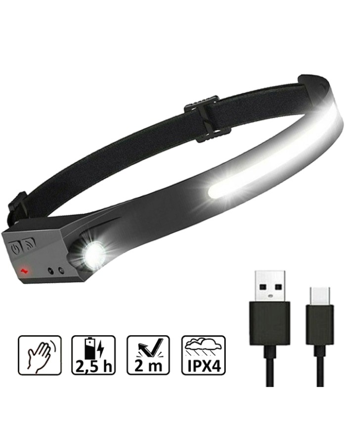 NABÍJACIA CELOVKA 40 COB + 1 XPE VERKE