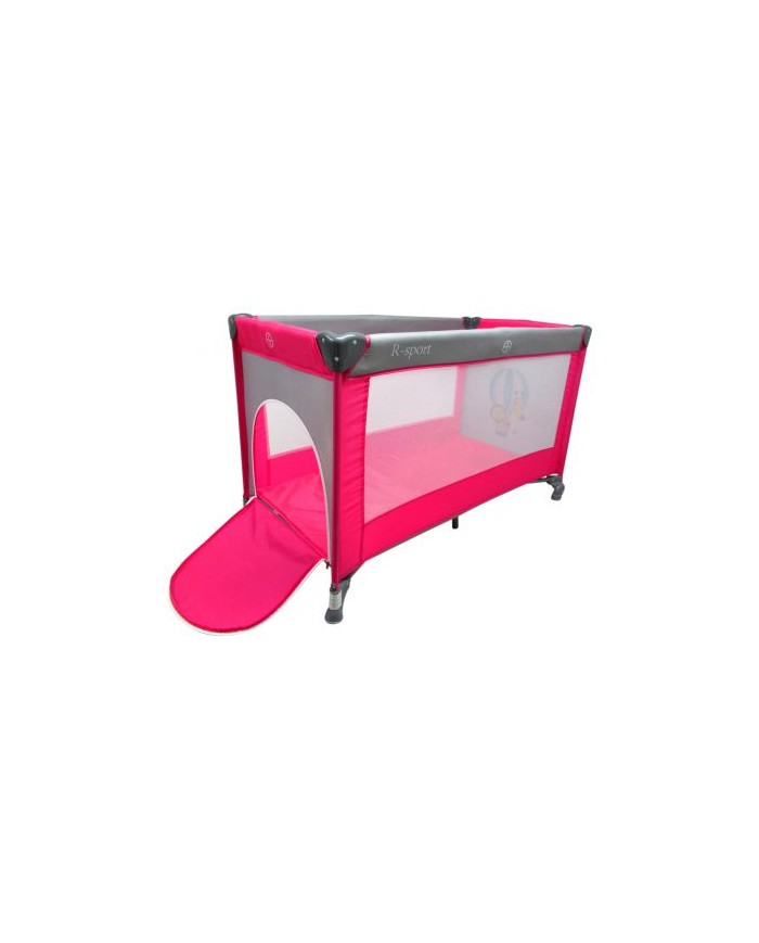 Skladacia cestovná postie¾ka K1 Ružovo-šedá R-SPORT Playpen