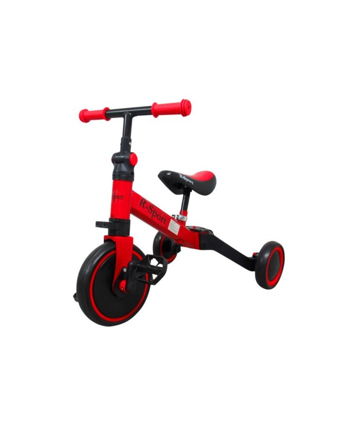 Balanèný bicykel P8 RED R-Sport + multifunkèný pedál